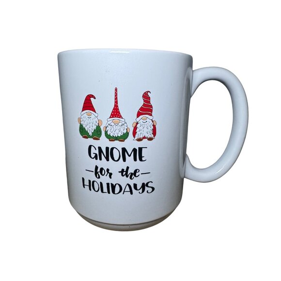 Other - OVERSIZED Gnome For the Holidays White Mug 50 Ounces PLUS